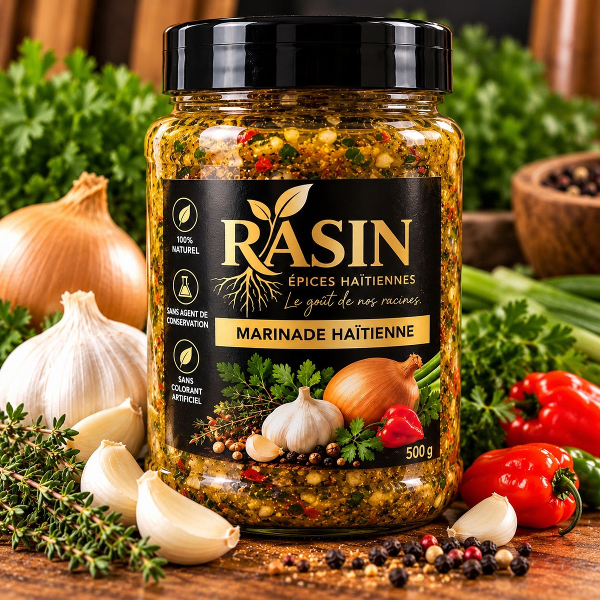 RASIN — Marinade Haïtienne | Épis Traditionnel